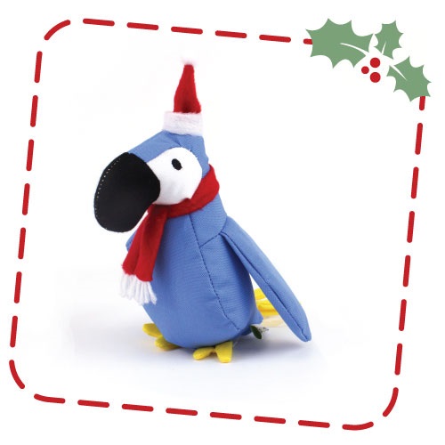 Lucy The Parrot Soft Christmas Toy