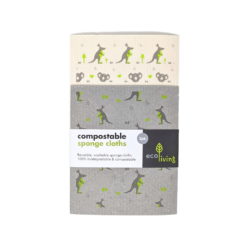 Compostable Sponge Cloths Wildlife Rescue Pack of 2