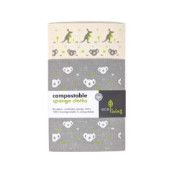 Compostable Sponge Cloths Wildlife Rescue Pack of 2