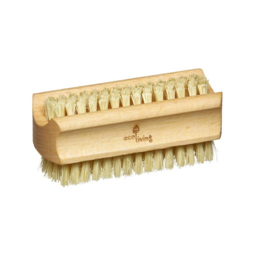 Natural Bristle Wooden Nail Brush