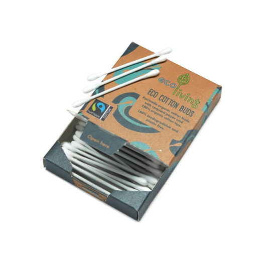 Organic Fairtrade Paper Cotton Buds Pack of 100