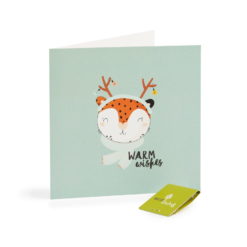 Recycled Christmas Cards Cute Animal