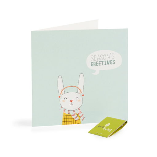 Recycled Christmas Cards Cute Animal