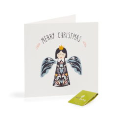 Recycled Christmas Cards Scandinavian Folk