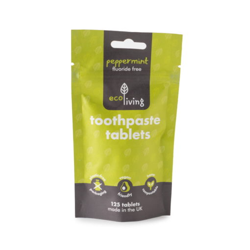Natural Toothpaste Tablets Without Fluoride Peppermint