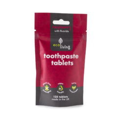 Natural Toothpaste Tablets With Fluoride Raspberry