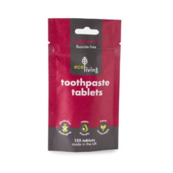 Natural Toothpaste Tablets Without Fluoride Raspberry