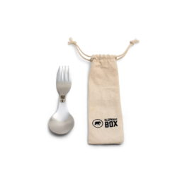 Stainless Steel Spork With Carry Pouch