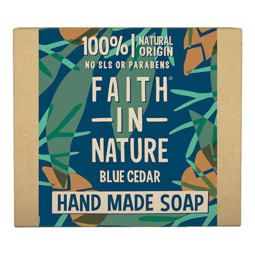 Natural Blue Cedar Vegan Handmade Soap 100g