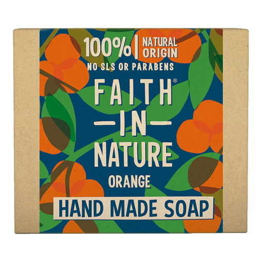 Natural Orange Vegan Handmade Soap 100g