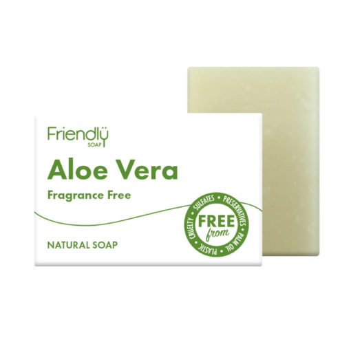 Aloe Vera Fragrance Free Soap Bar 95g