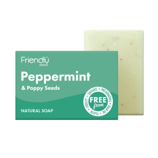 Peppermint and Poppy Seed Soap Bar 95g