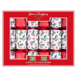 Plastic Free Deluxe Christmas Crackers 13.5" Pack of 6