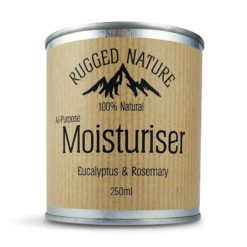 Natural Moisturiser Without Arrowroot Eucalyptus and Rosemary 250ml