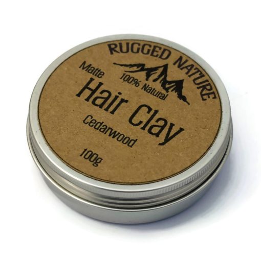 Natural Cedarwood Vegan Handmade Hair Clay 100g