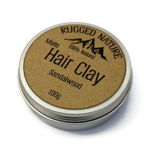 BBE EXPIRING Natural Sandalwood Vegan Handmade Hair Clay 100g