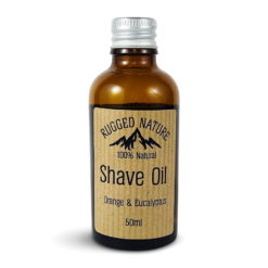 Natural Shave Oil Orange and Eucalyptus 50ml