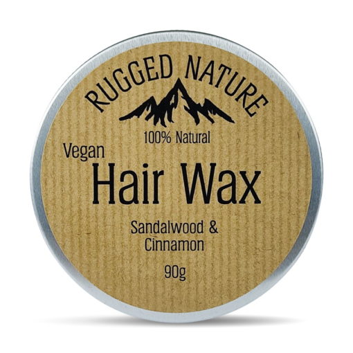 Natural Vegan Handmade Hair Wax Sandalwood and Cinnamon 90g