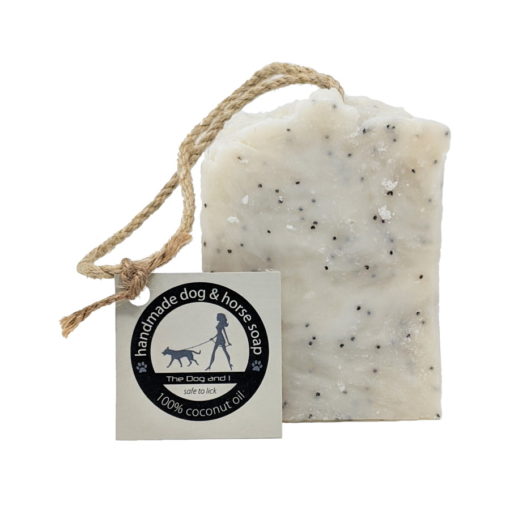 Natural Lavender and Poppy Seed Soap For Dogs and Horses