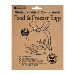 Compostable Food and Freezer Bags Pack of 30